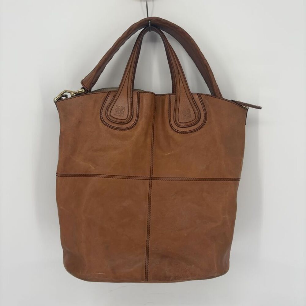 Givenchy Tan Leather Shoulder Bag